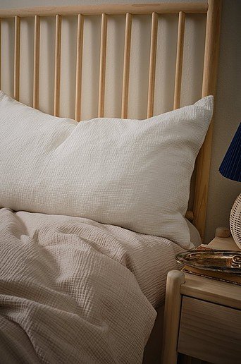 AMILIA tyynyliina musliinista 50x90 cm