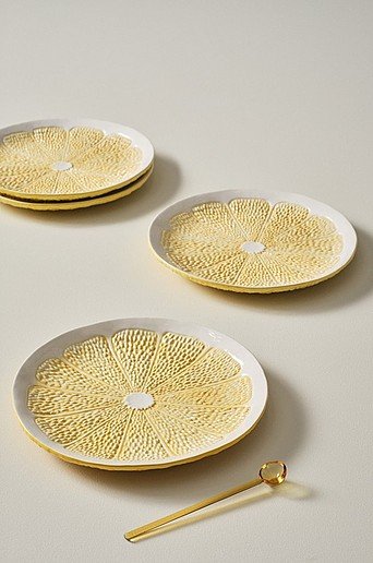 LEMON lautaset, halkaisija 27 cm, 4/pakk.