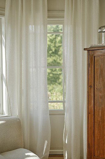 LILL verho pellavasekoitus 2 kpl pakkaus