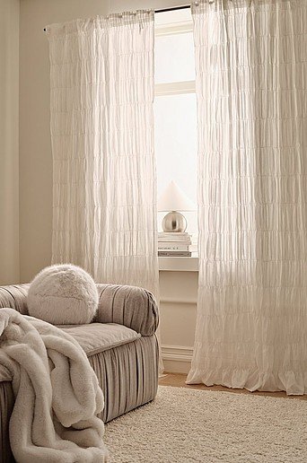 Monitoimiverho Evita Pleatingtape Curtains 2 kpl