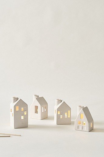 VILLAGE kynttilälyhdyt, 4 kpl