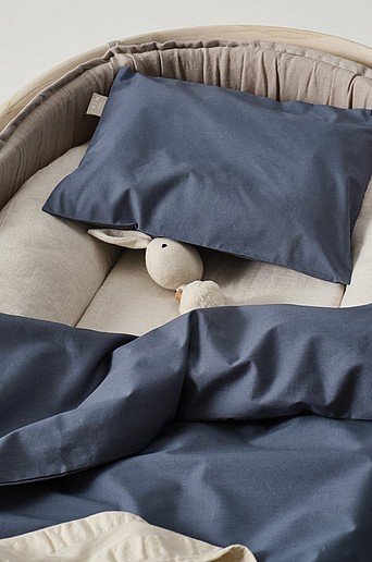 ZACK PERCALE BABY pussilakanasetti vaunuihin/kehtoon - ekologinen