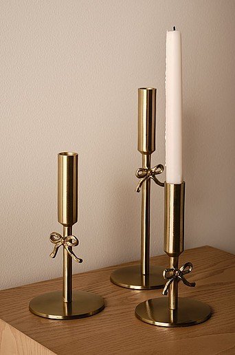 BOWY kynttilänjalka 3 kpl:n pakkauksella
