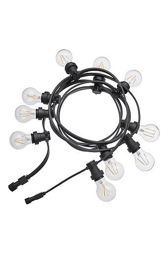 BRIGHT ulkona käytettävä lisävaloketju