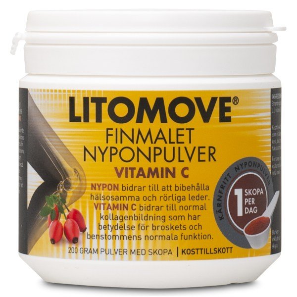 LitoMove Ruusunmarjajauhe, 200 g