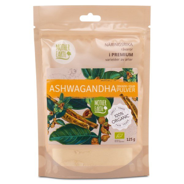 Go for Life Ashwagandhajauhe EKO , 125 g