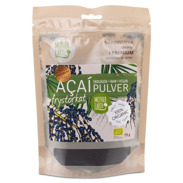 Mother Earth Acaijauhe Luomu, 75 g