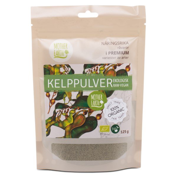 Mother Earth Rakkolevä- jauhe Raw & Luomu, 125 g