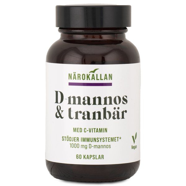 Närokällan D-Mannoosi + Karpalo- uute, 60 kapselia