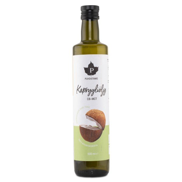 Puhdistamo MCT- kapryyliöljy Iso pullo, 500 ml, 500 ml