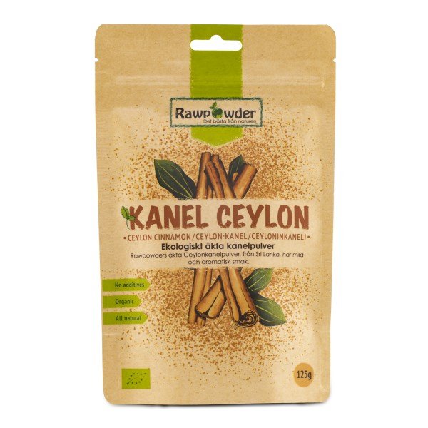 RawPowder Kaneli Ceylon Luomu, 125 g