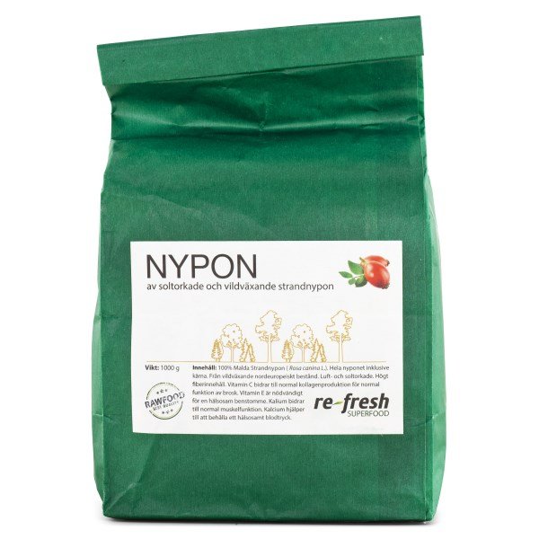 Re-fresh Superfood Ruusunmarjajauhe, 1 kg