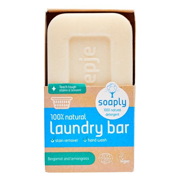 Soaply Pyykkisaippua, 120 g, Bergamotti & Sitruunaruoho