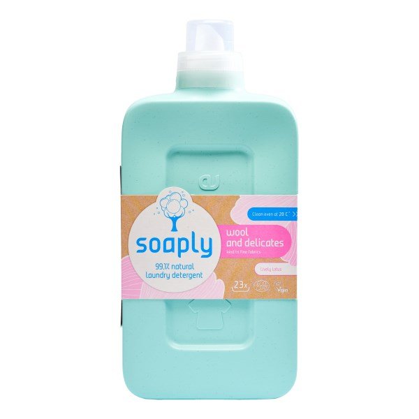 Soaply Nestemäinen Hienopesuaine, 1000 ml, Lively Lotus