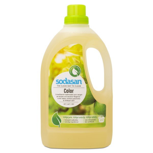 Sodasan Pyykinpesuaine, 1.5 L, Lime