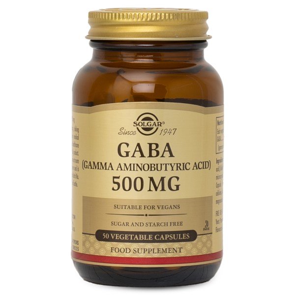 Solgar GABA 500 mg, 50 kaps.