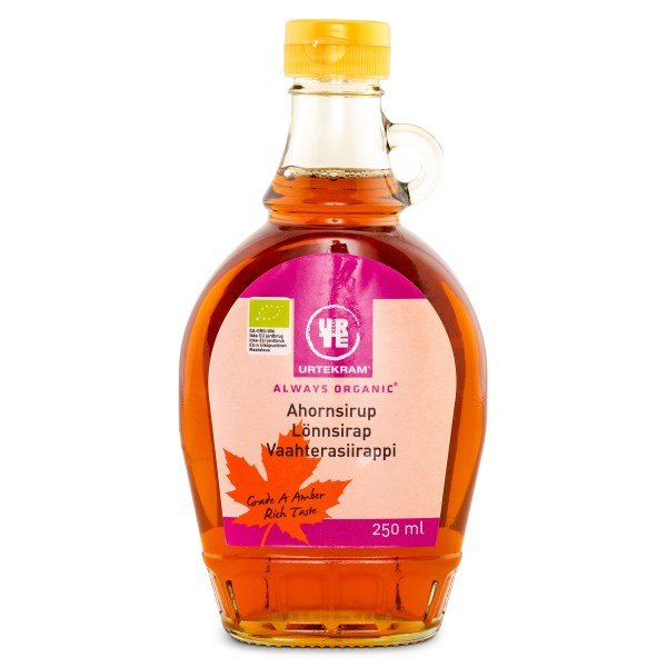 Urtekram Vaahterasiirappi EKO, 250 ml