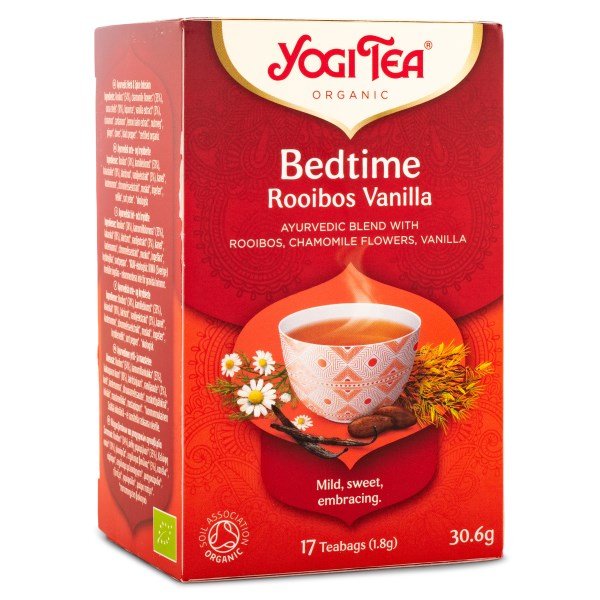 Yogi Tea Bedtime Rooibos Vanilja, Luomu, 17 pussia