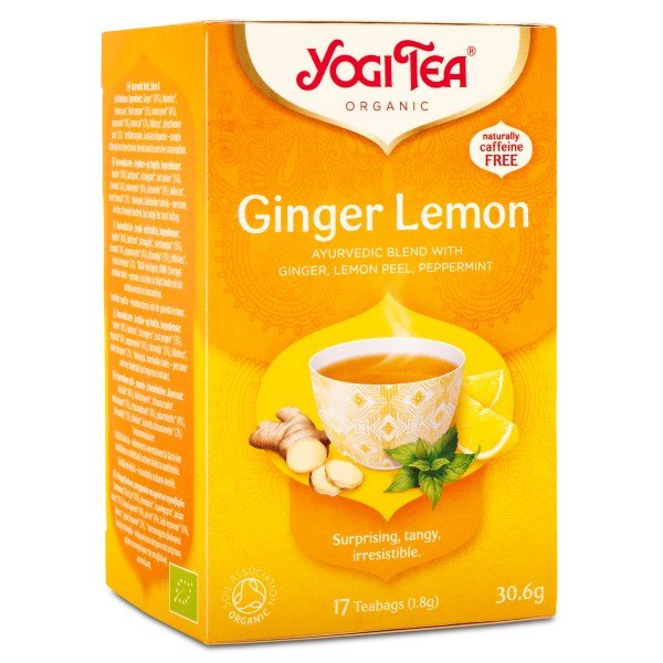 Yogi Tea Ginger Lemon, 17 pussia