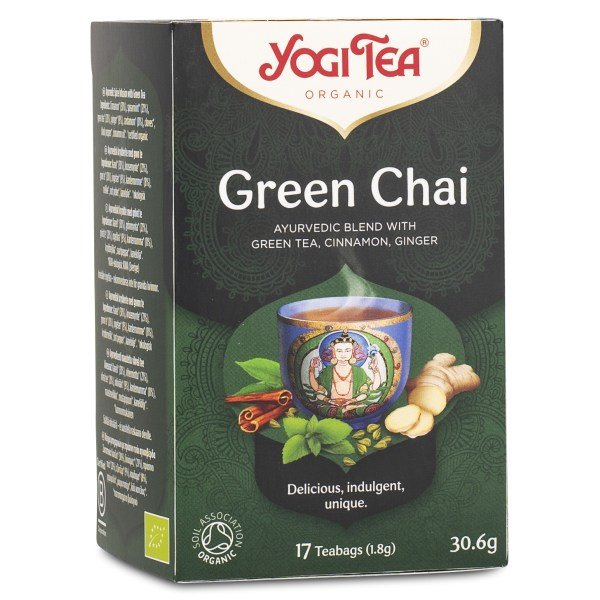 Yogi Tea Green Chai, 17 pussia