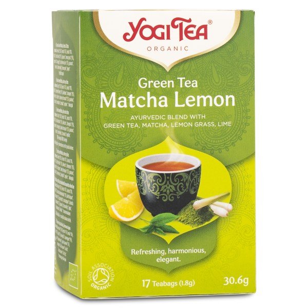 Yogi Tea Green Tea Matcha Lemon, 17 pussia