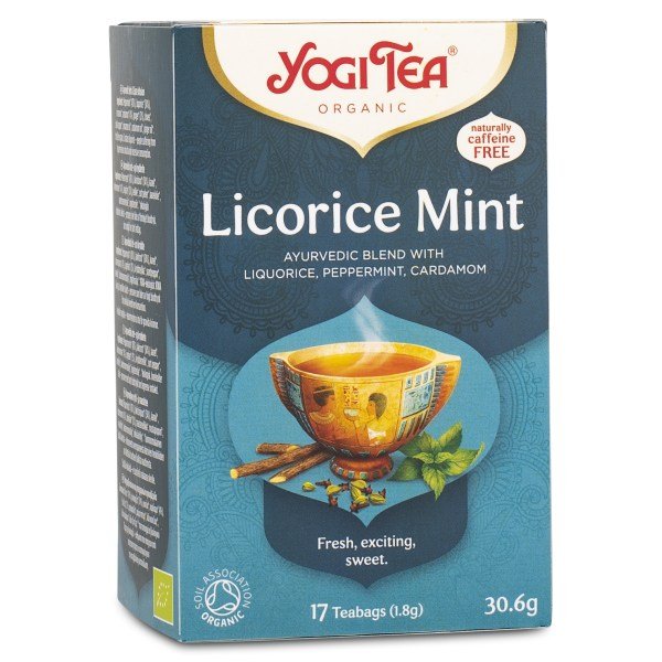 Yogi Tea Licorice Mint, 17 pussia