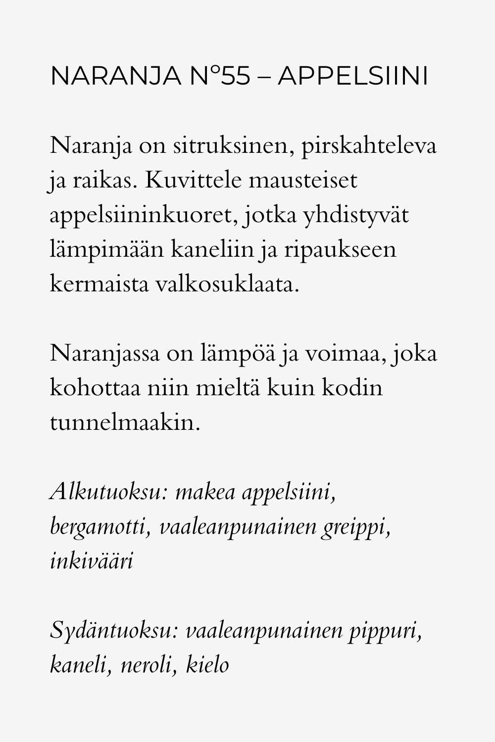 Lattianpesuaine, Starter Kit, Naranja N°55