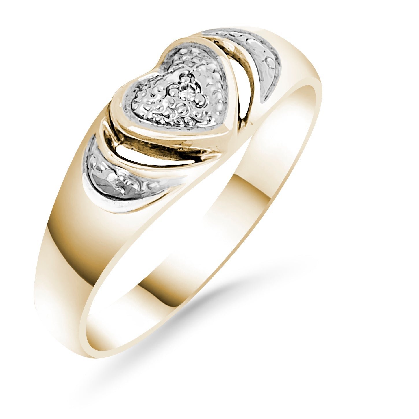 Silván,Timanttisormus 0,01ct, 14K keltakultaa, Henrietta-mallisto