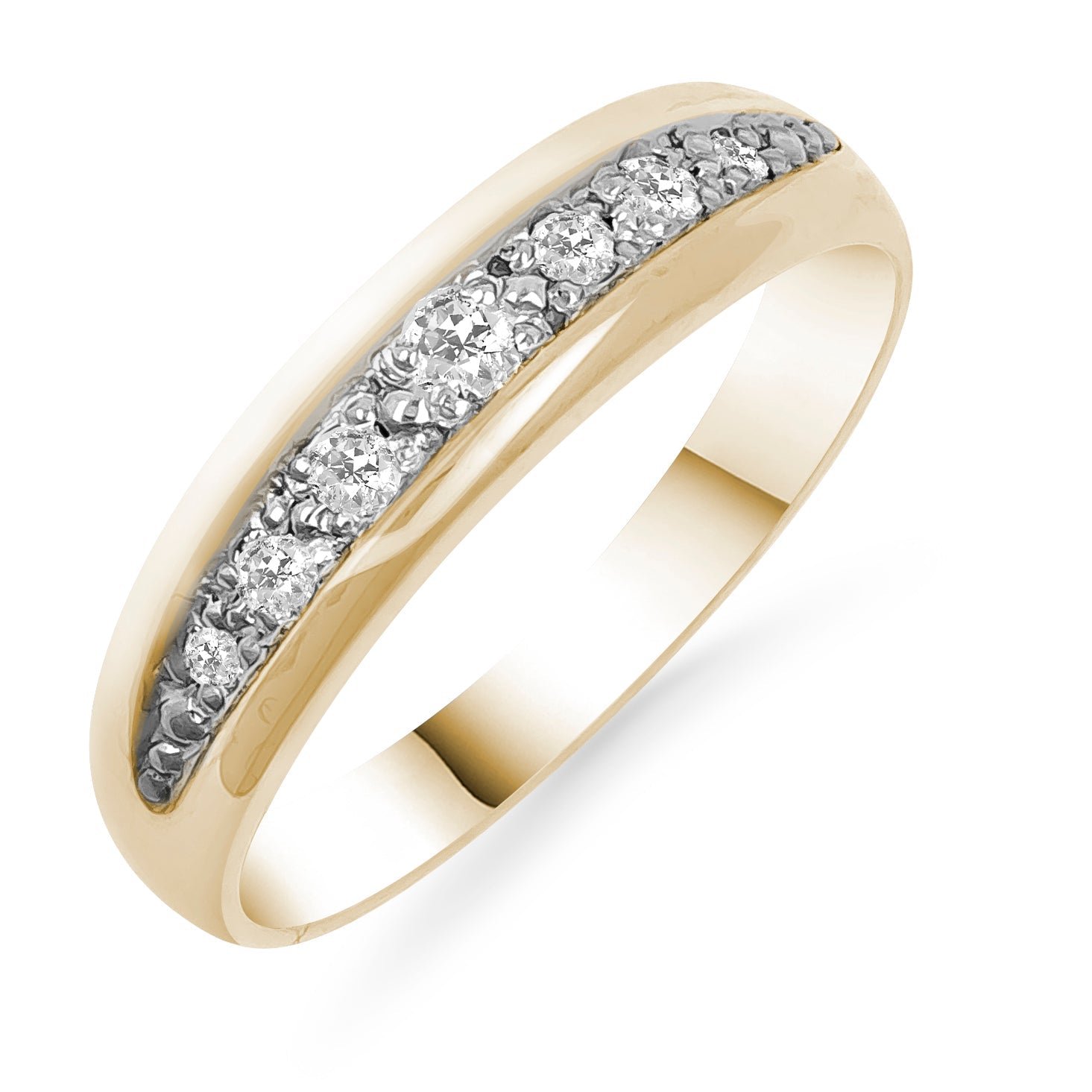 Silván,Timanttisormus 0,13ct, 14K keltakultaa, Olivia-mallisto