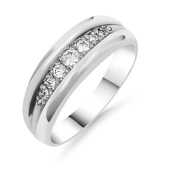 Silván Olivia timanttisormus 0,17ct, valkokultaa, vihkisormukset