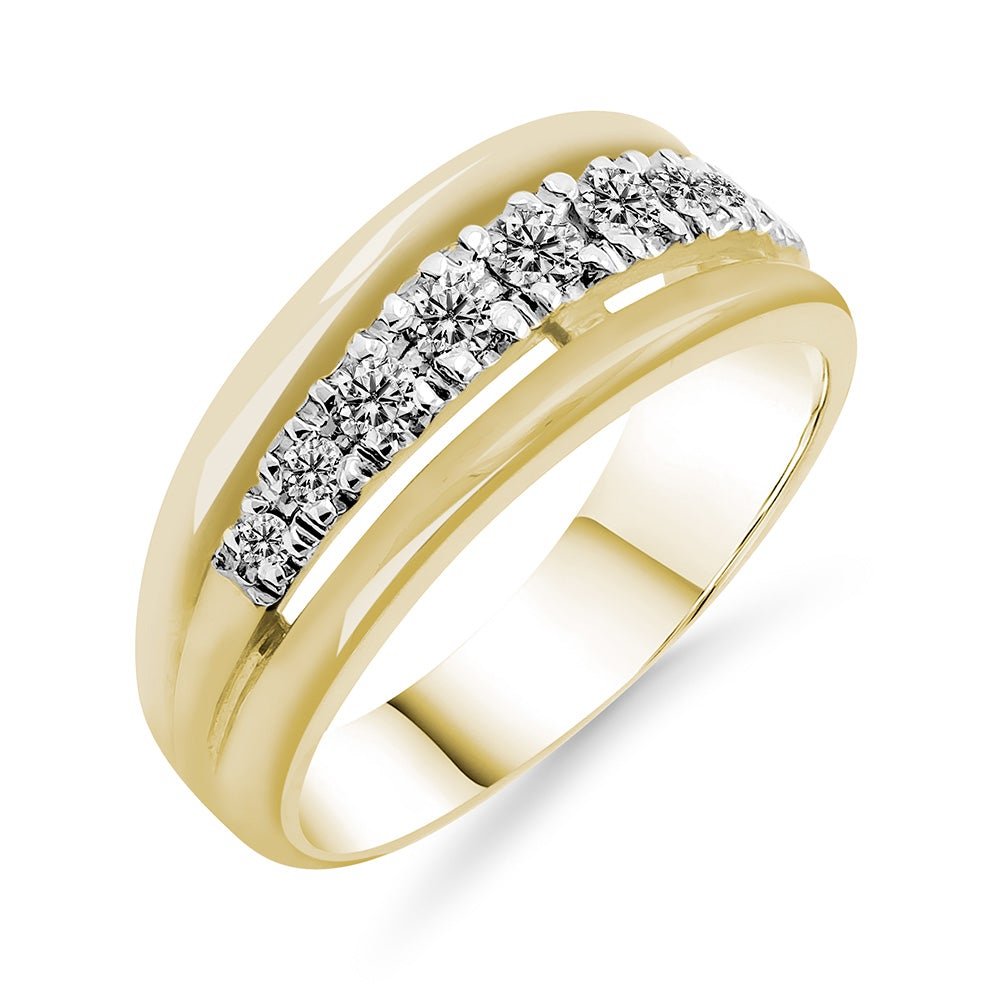 Silván,Timanttisormus 0,25ct, 14K keltakultaa, Daria-mallisto