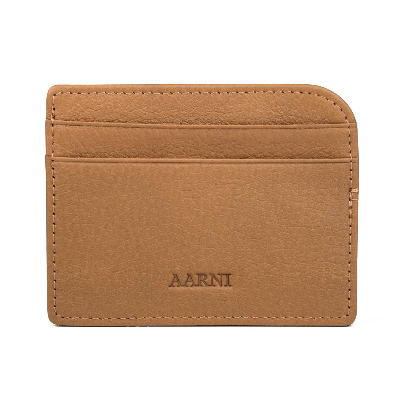 Hirvennahkainen Korttikotelo (konjakki)