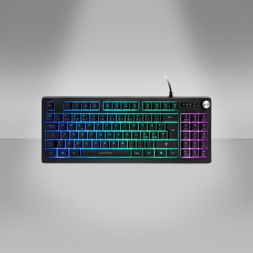 Deltaco gaming pieni RGB -pelinäppäimistö