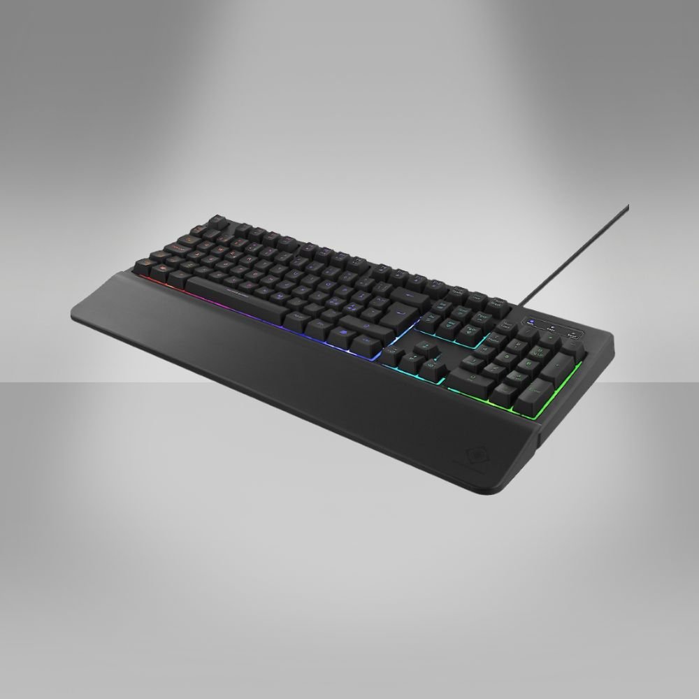 Deltaco gaming puolimekaaninen RGB -pelinäppäimistö