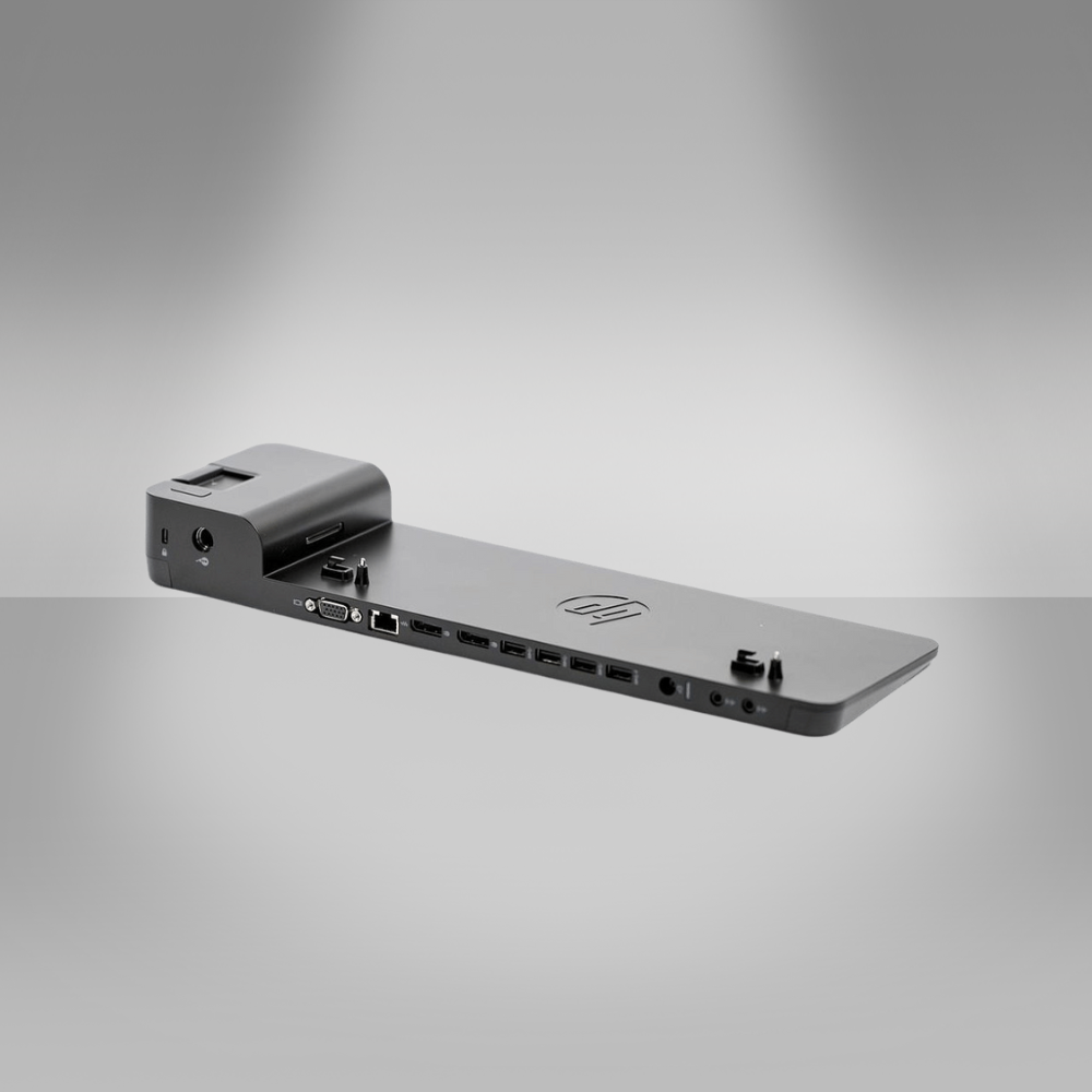 HP 2013 UltraSlim -telakointiasema + 65W virtalähde