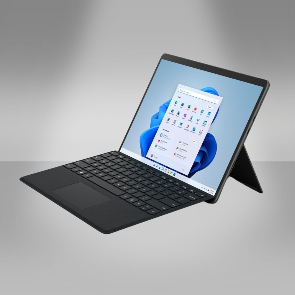 Microsoft Surface Pro 8 I5 ja Kuntoluokka B (Hopea/Alcantara)