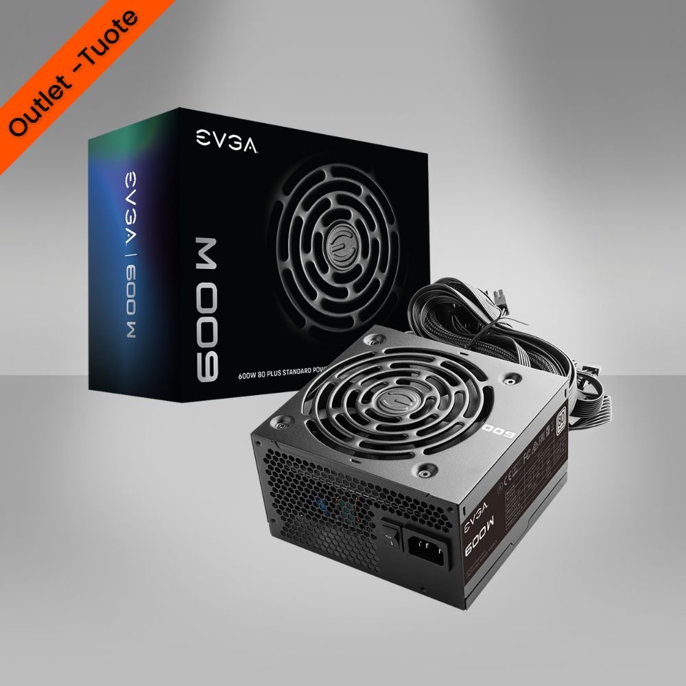 OUTLET | EVGA 600W 80 Plus -Virtalähde