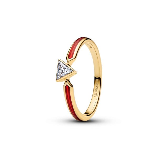 Pandora Marvel Iron Man sormus, keltakullattu, 164211C01