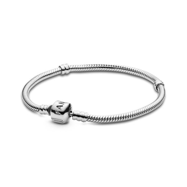 Pandora Moments Silver Clasp rannekoru, hopea, 590702HV