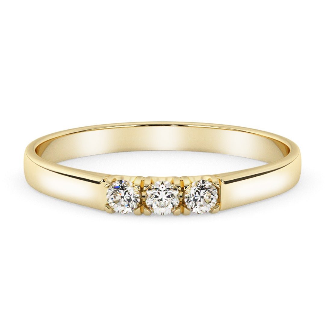 Silván,Timanttisormus 0,06ct, 14K keltakultaa, Majlis-mallisto