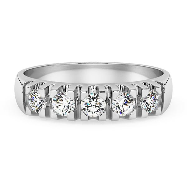 Silván Majlis timanttisormus 0,25ct, valkokultaa, vihkisormukset