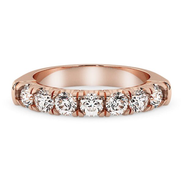 Silván Majlis timanttisormus 0,35ct, rosekultaa, vihkisormukset