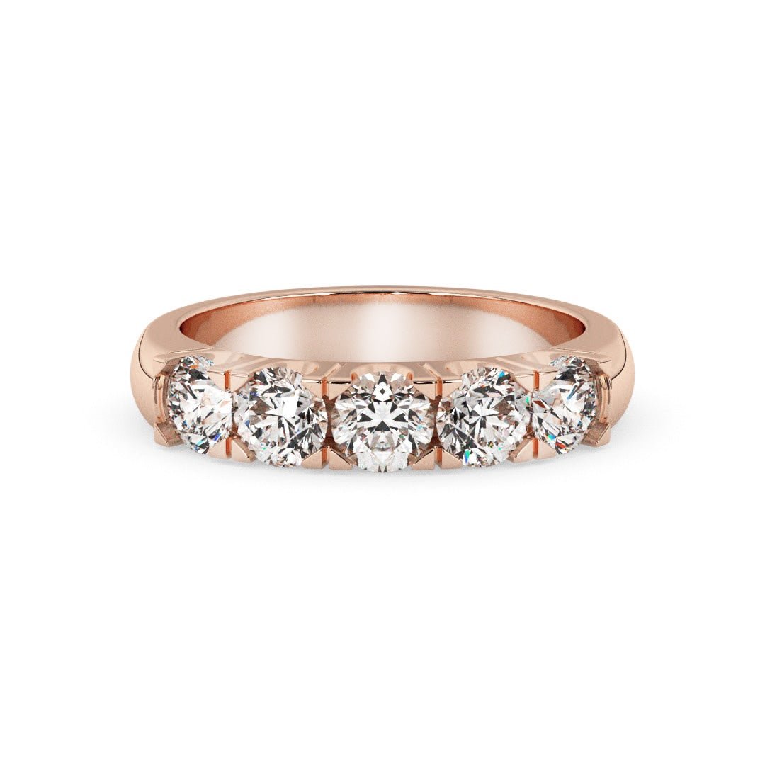 Silván,Rivitimanttisormus 1,00ct, 14K rosekultaa, Majlis-mallisto