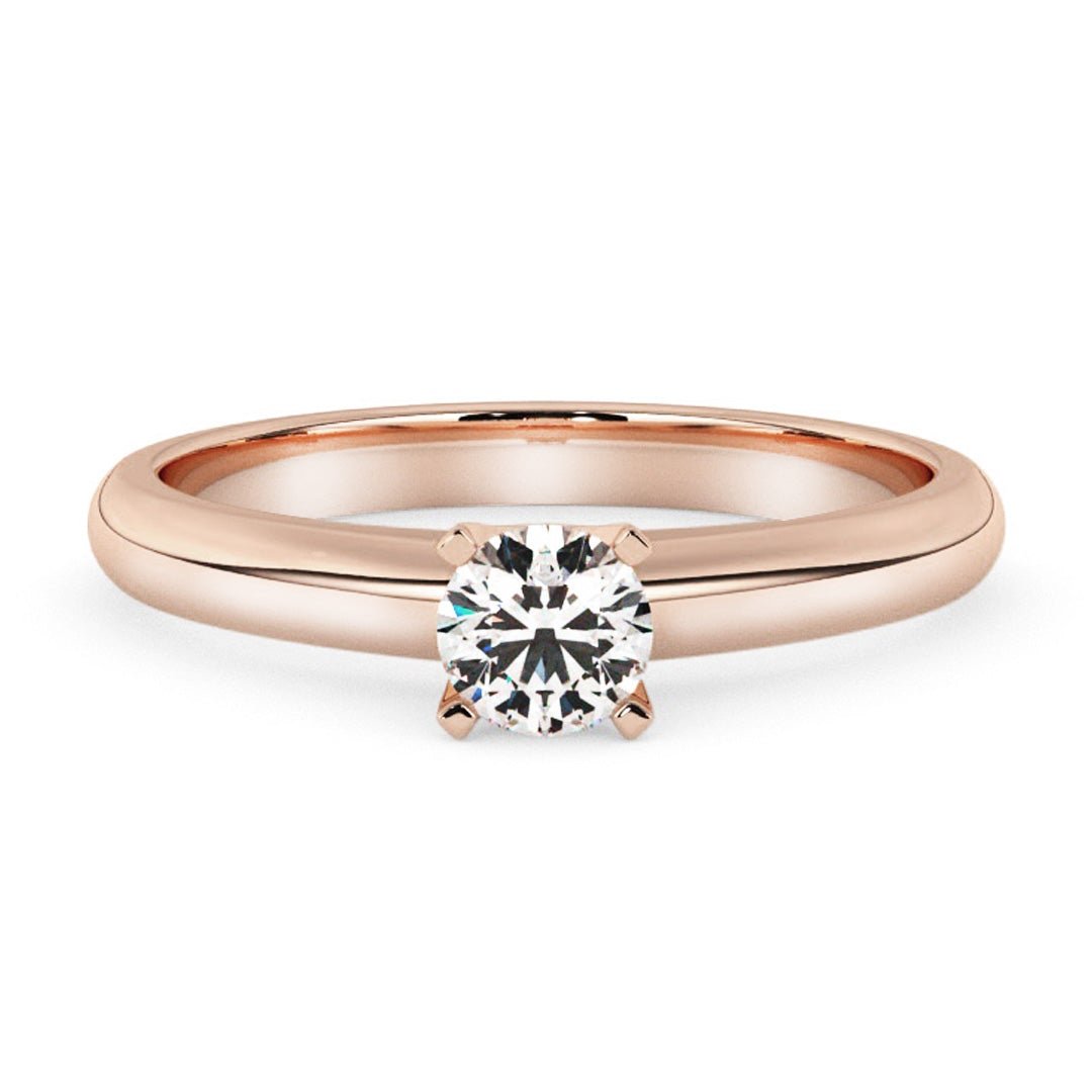 Silván,Timanttisormus 0,30ct, 14K rosekultaa, Solitaire-mallisto