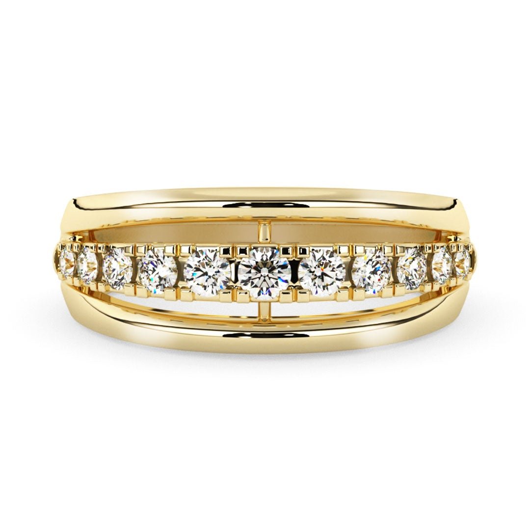 Silván,Timanttisormus 0,15ct, 14K keltakultaa, Daria-mallisto