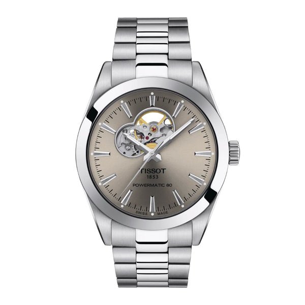 Tissot Gentleman Powermatic 80 Open Heart T1274071108100 rannekello