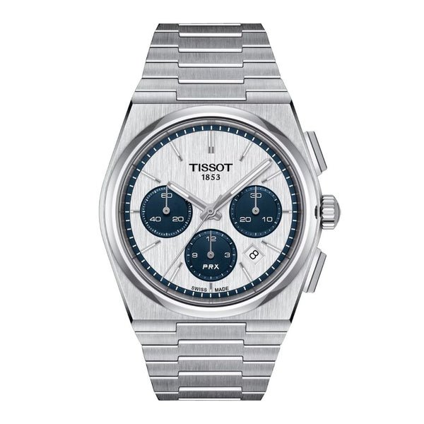 Tissot PRX Automatic Chronograph, 42 mm, T1374271101101 rannekello