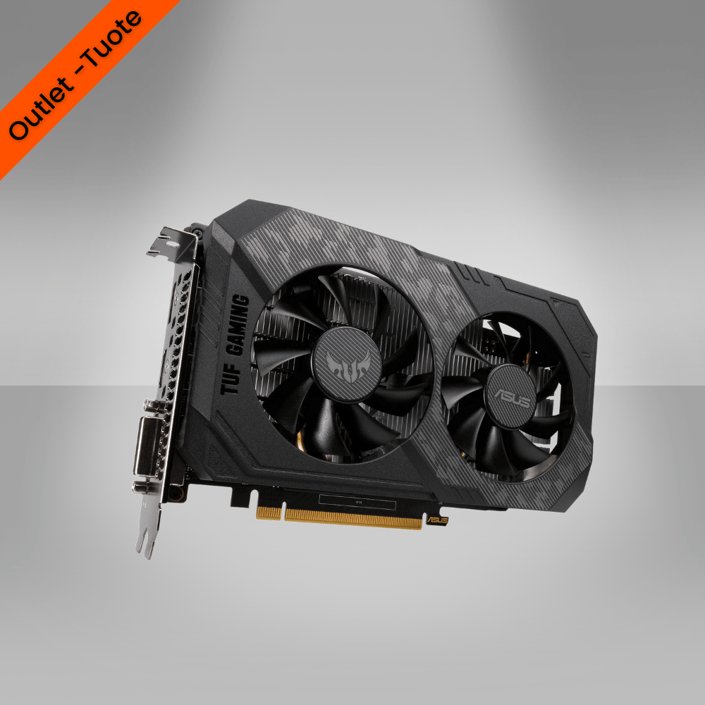 OUTLET | Asus GeForce GTX 1650 TUF Gaming 4G näytönohjain