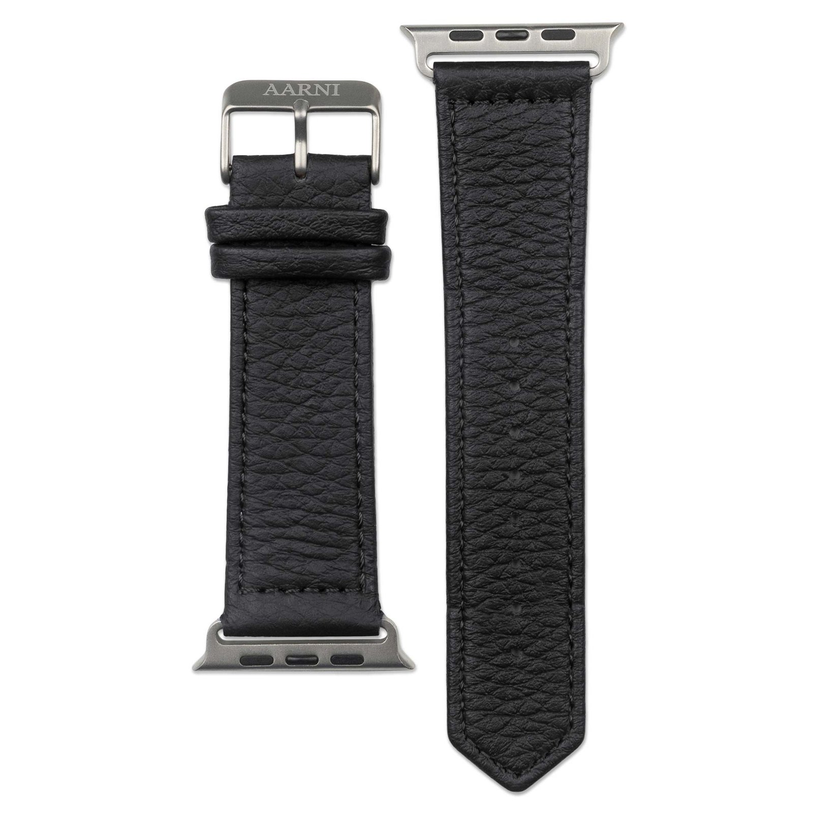 Hirvennahkainen Apple Watch ranneke (musta)