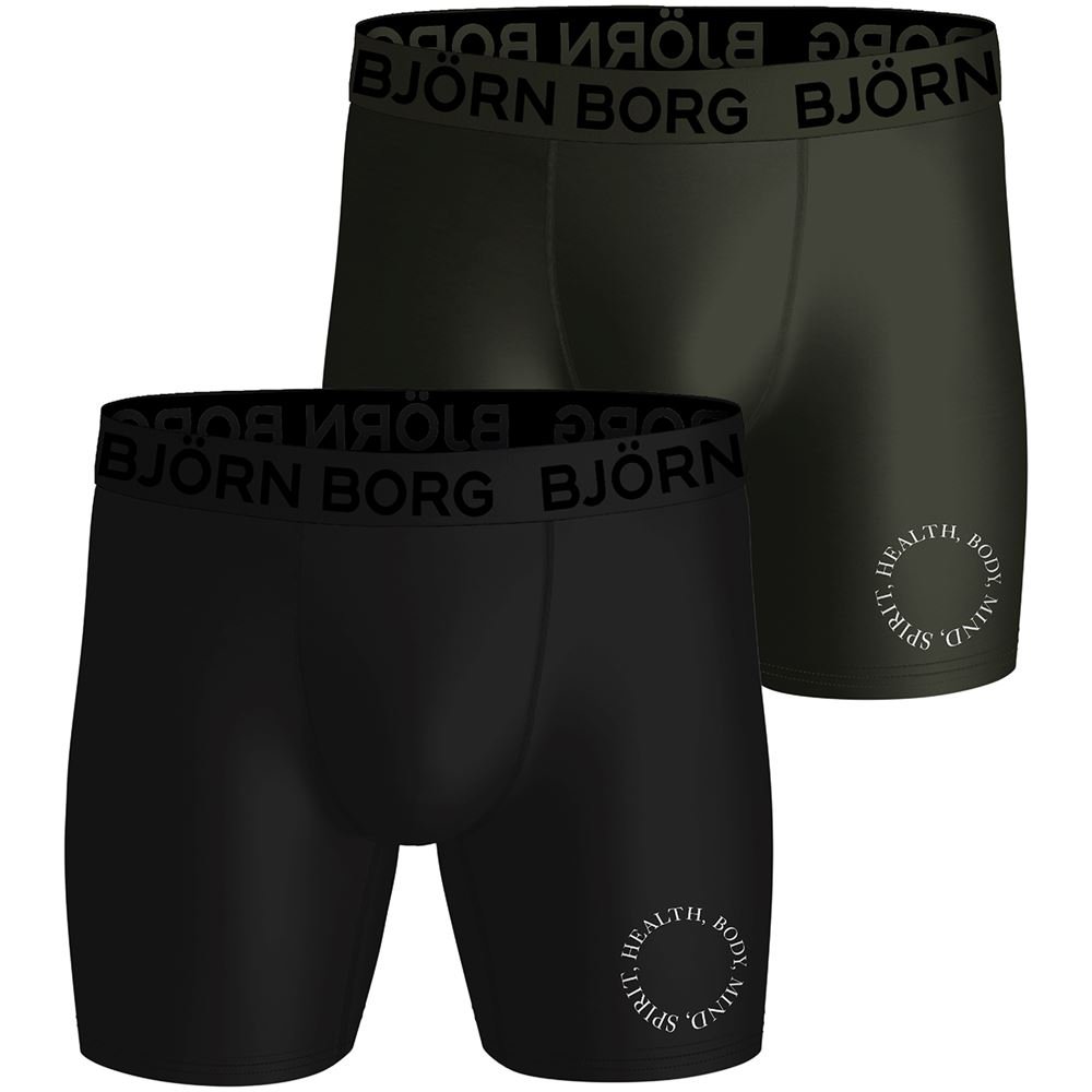 Björn Borg Performance Boxer 2-Pack, Miesten alushousut